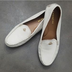 White Coach Loafers